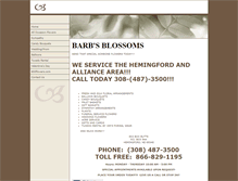 Tablet Screenshot of barbsblossoms.com